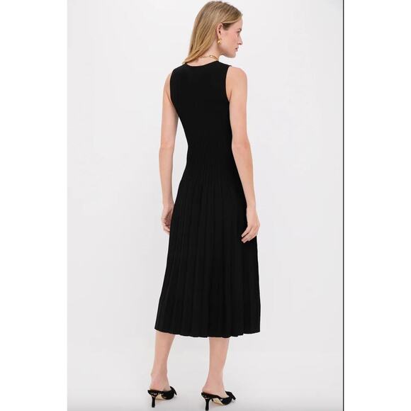 STAUD Black Elyse Dress Sz M - Picture 3 of 6